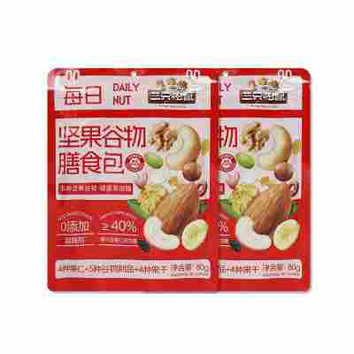 三只松鼠每日坚果谷物膳食包80gX2袋