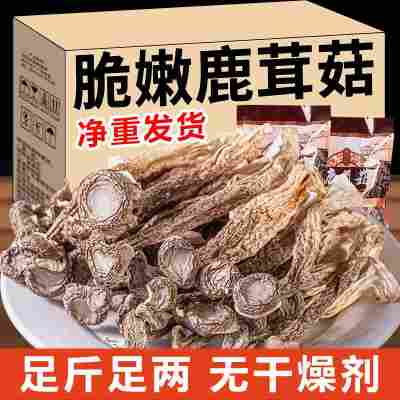 500g-鹿茸菇碎块成沙净重【足斤足两】