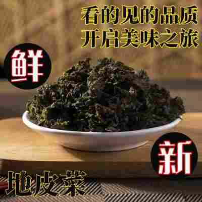 野生地皮菜干货免洗新鲜甘肃农家天然地软地达地角地衣木耳雷公菜