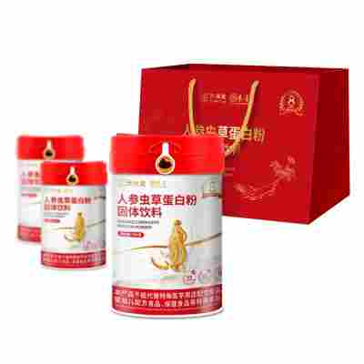 罐装人参虫草蛋白粉现货批发中老年滋补养生营养膳食冲饮