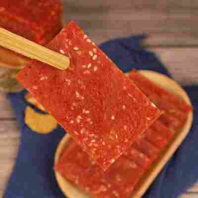 靖江肉脯500g罐装网红零食小吃蜜汁猪肉干特产鸡肉肉铺休闲食品