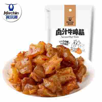 科尔沁牛蹄筋68g酱卤肉制品牛筋小包装辣味小零食休闲麻辣熟食