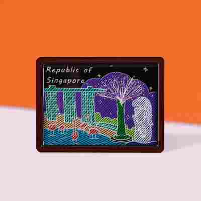 跨境冰箱贴韩国日本冰箱贴伴手礼文创工艺品木质冰箱贴创意纪念品