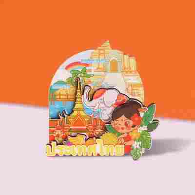 跨境冰箱贴韩国日本冰箱贴伴手礼文创工艺品木质冰箱贴创意纪念品