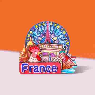 跨境冰箱贴韩国日本冰箱贴伴手礼文创工艺品木质冰箱贴创意纪念品