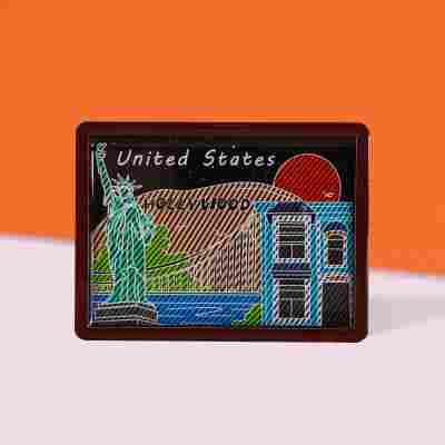 跨境冰箱贴韩国日本冰箱贴伴手礼文创工艺品木质冰箱贴创意纪念品