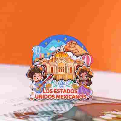 跨境冰箱贴韩国日本冰箱贴伴手礼文创工艺品木质冰箱贴创意纪念品