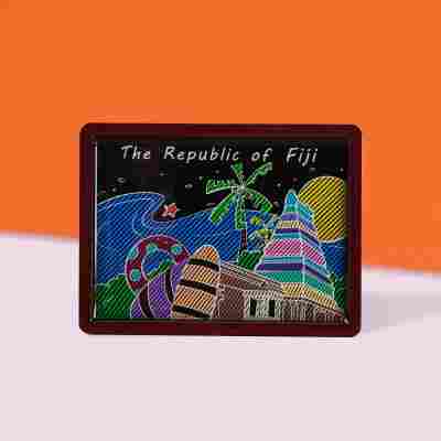 跨境冰箱贴韩国日本冰箱贴伴手礼文创工艺品木质冰箱贴创意纪念品