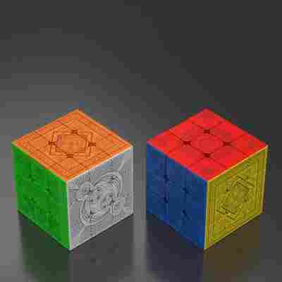 激光雕刻魔方