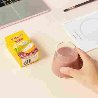 谷粒谷力红豆浓浆早餐奶植物蛋白饮料250ml*16盒整箱礼盒装