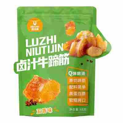 科尔沁牛蹄筋68g酱卤肉制品牛筋小包装辣味小零食休闲麻辣熟食