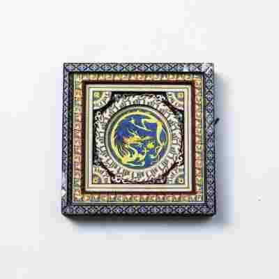 国潮古风藻井木质冰箱贴磁吸贴复古旅行纪念品文创工艺品一件起批