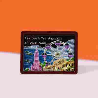 跨境冰箱贴韩国日本冰箱贴伴手礼文创工艺品木质冰箱贴创意纪念品