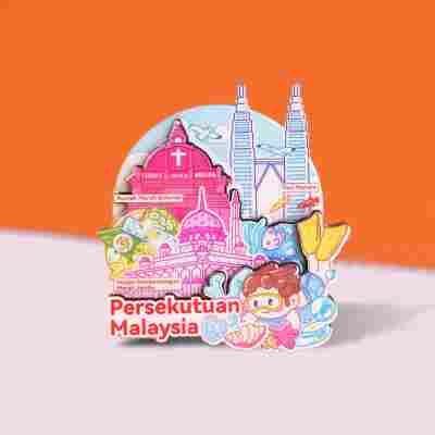 跨境冰箱贴韩国日本冰箱贴伴手礼文创工艺品木质冰箱贴创意纪念品