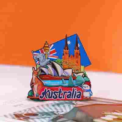 跨境冰箱贴韩国日本冰箱贴伴手礼文创工艺品木质冰箱贴创意纪念品