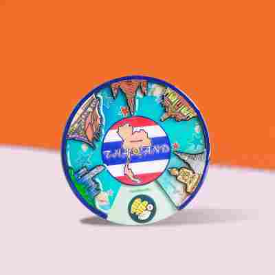 跨境冰箱贴韩国日本冰箱贴伴手礼文创工艺品木质冰箱贴创意纪念品