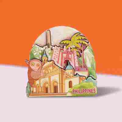 跨境冰箱贴韩国日本冰箱贴伴手礼文创工艺品木质冰箱贴创意纪念品