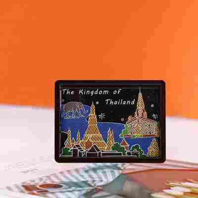 跨境冰箱贴韩国日本冰箱贴伴手礼文创工艺品木质冰箱贴创意纪念品