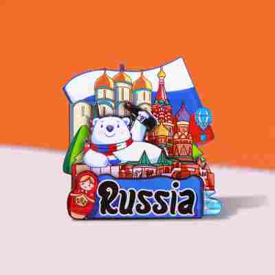 跨境冰箱贴韩国日本冰箱贴伴手礼文创工艺品木质冰箱贴创意纪念品