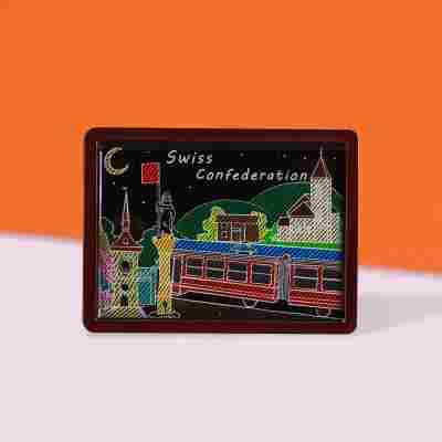 跨境冰箱贴韩国日本冰箱贴伴手礼文创工艺品木质冰箱贴创意纪念品