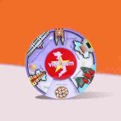 跨境冰箱贴韩国日本冰箱贴伴手礼文创工艺品木质冰箱贴创意纪念品