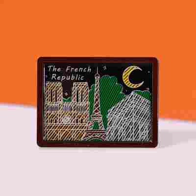 跨境冰箱贴韩国日本冰箱贴伴手礼文创工艺品木质冰箱贴创意纪念品