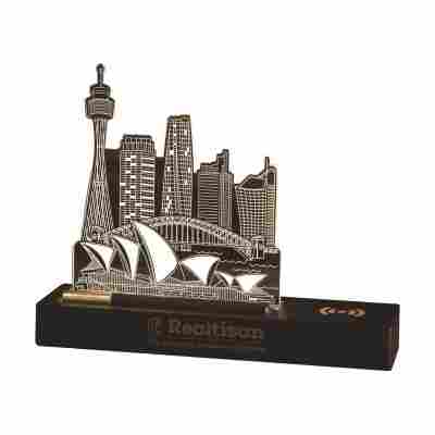 创意旅游文创礼物城市印象伴手礼手机无线充小夜灯地标建筑摆件